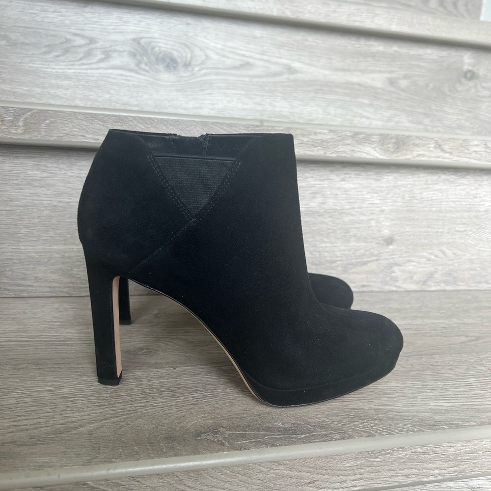 Via Spiga Black Suede Booties - US Size 7.5